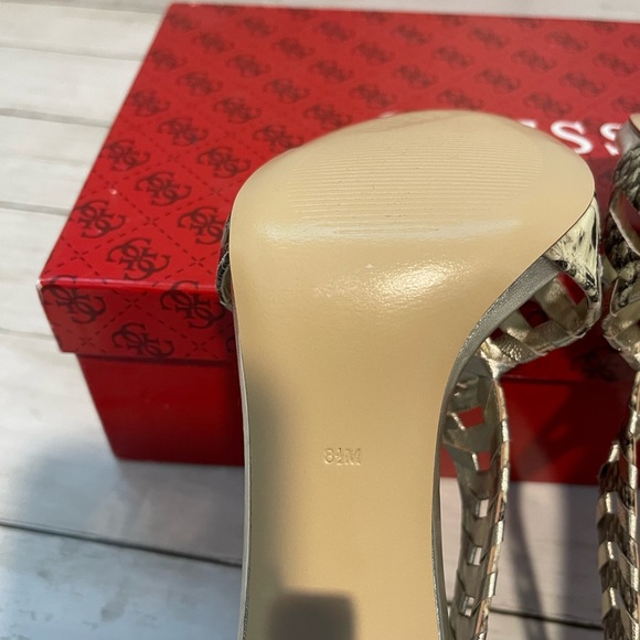 Guess New Snake & Metallic Sandals - Picture 8 of 10